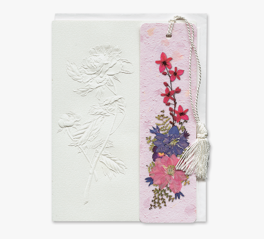 Peony Bookmark Gift Card Image - Craft, HD Png Download