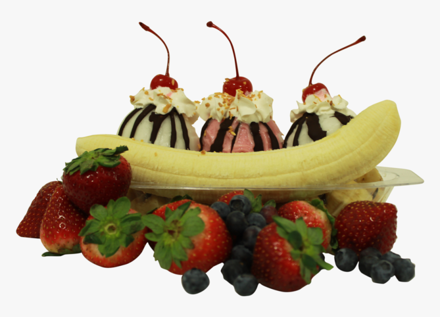 Transparent Banana Split Png - Strawberry, Png Download