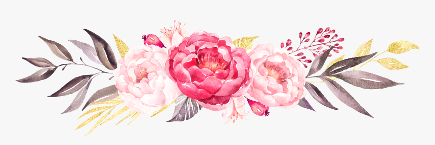Peony Clipart Blush Peony - Watercolour Peonies Clip Art, HD Png Download