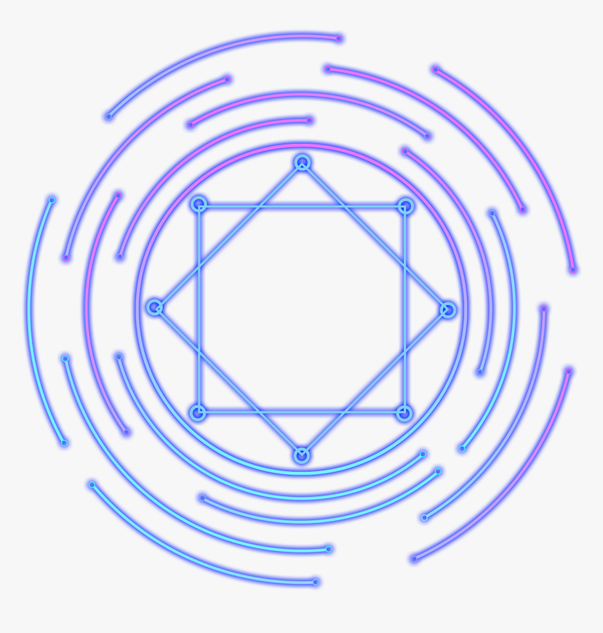 Technology Border Circle Gradient Futuristic Png And - Sword Of Truth Series Grace, Transparent Png