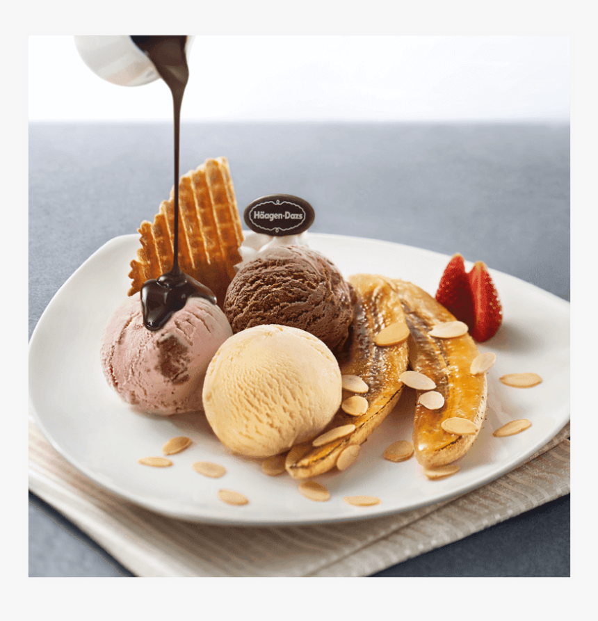 Banana Split Dine-in High Res Ndr - Haagen Dazs Ice Cream Menu, HD Png Download