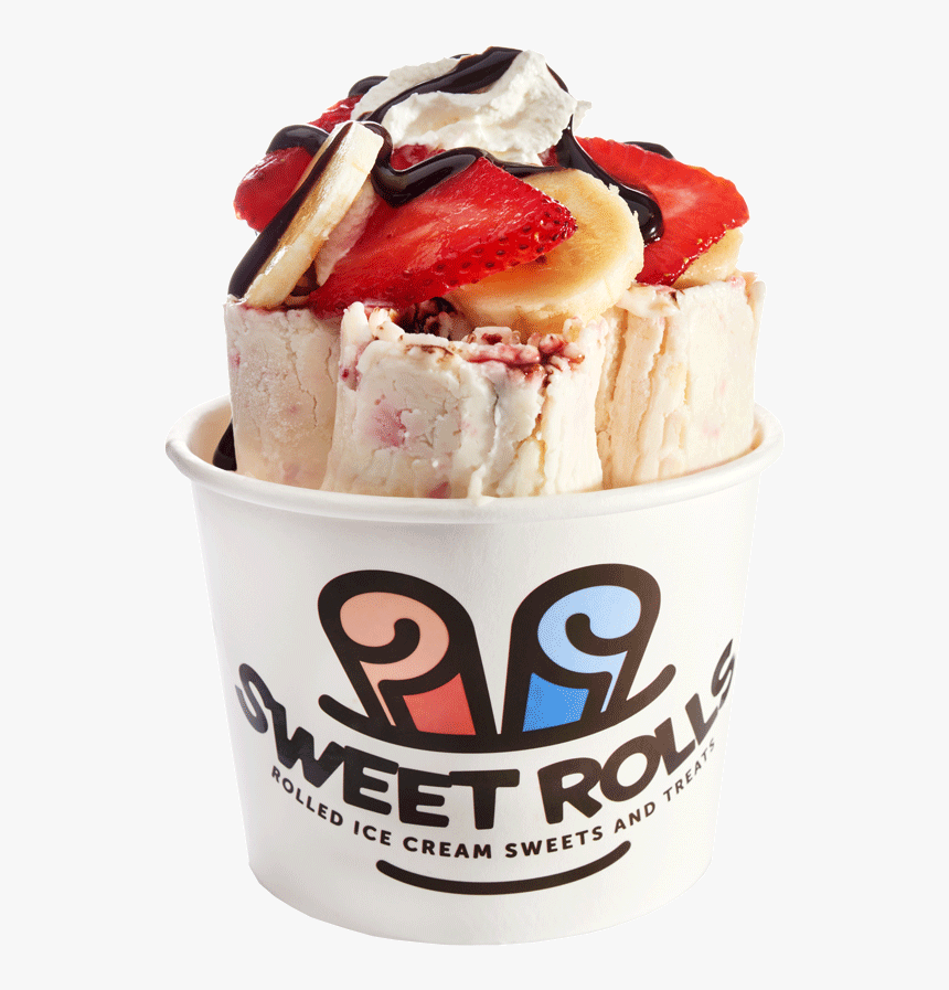 Vanilla Rolled Ice Cream, HD Png Download