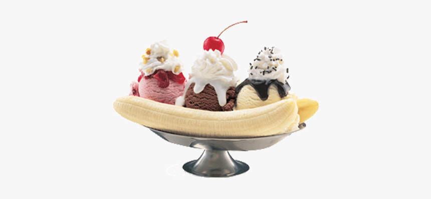 Banana Splits Ice Cream, HD Png Download