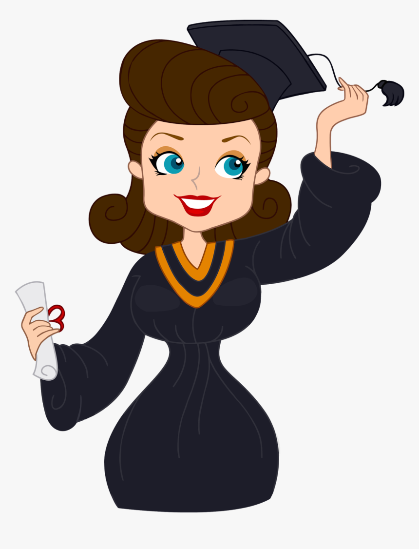 Pin By Shopcups - Women Graduation Vector Png, Transparent Png
