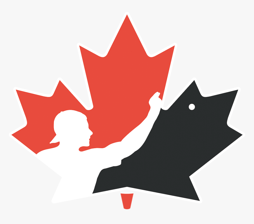 Geometric Canadian Maple Leaf, HD Png Download