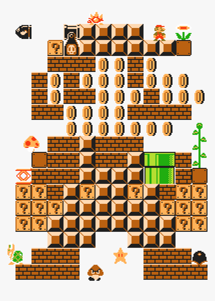 Super Mario Maker Puzzle 550, HD Png Download