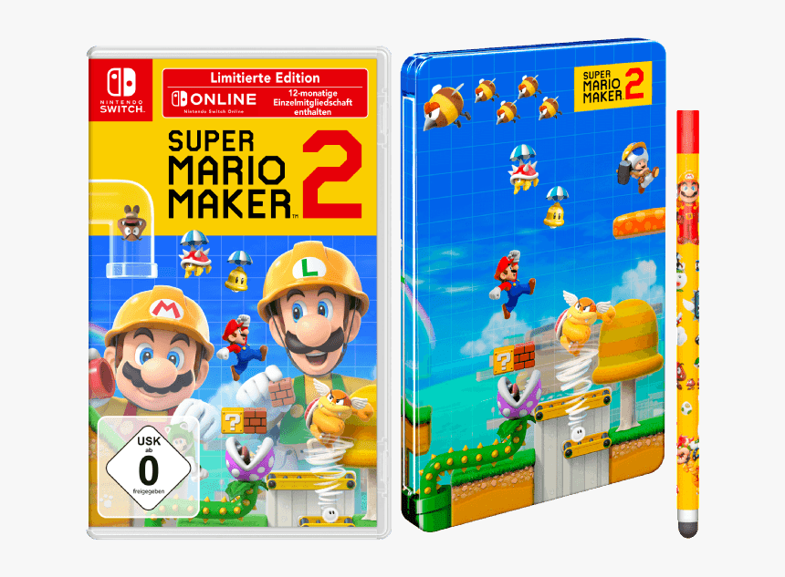 Super Mario Maker 2 Limitierte Edition, HD Png Download