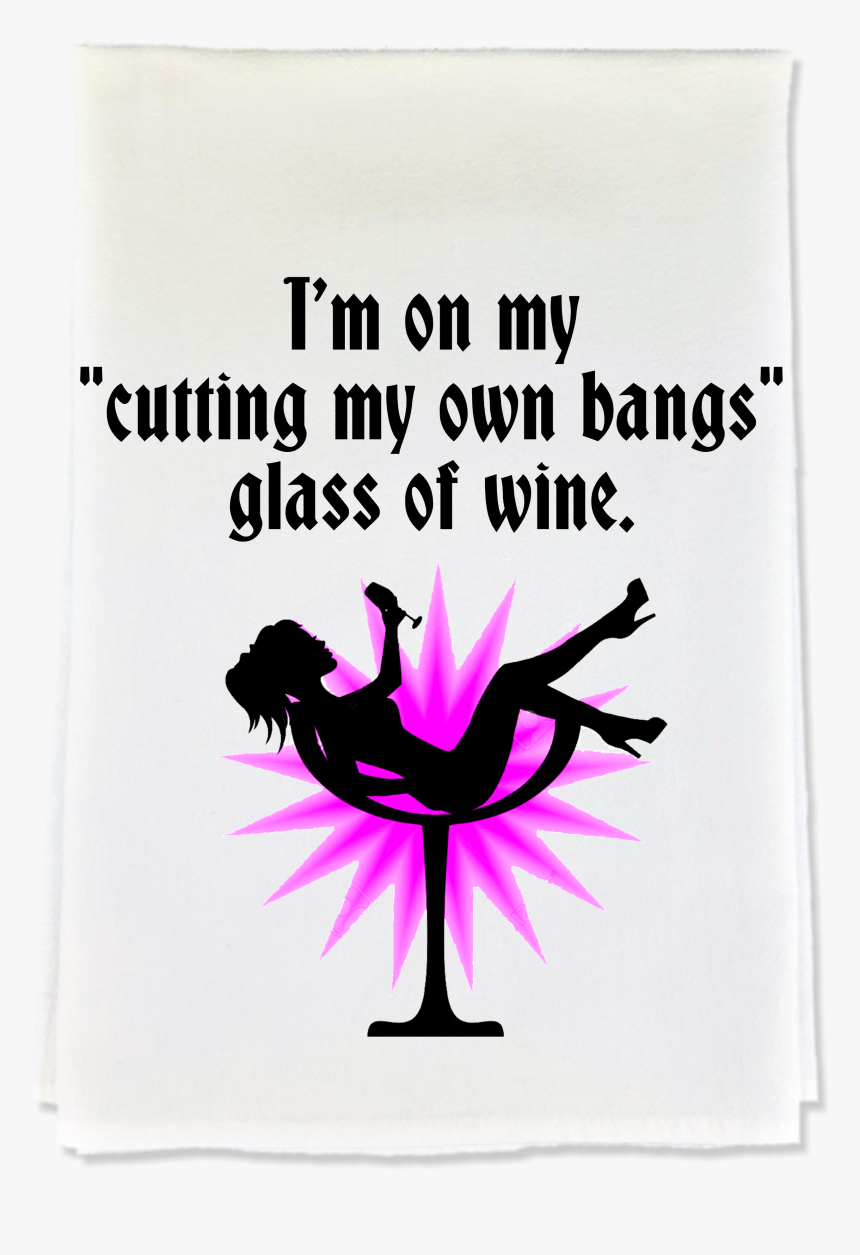 Lady In Martini Glass Silhouette Png, Transparent Png