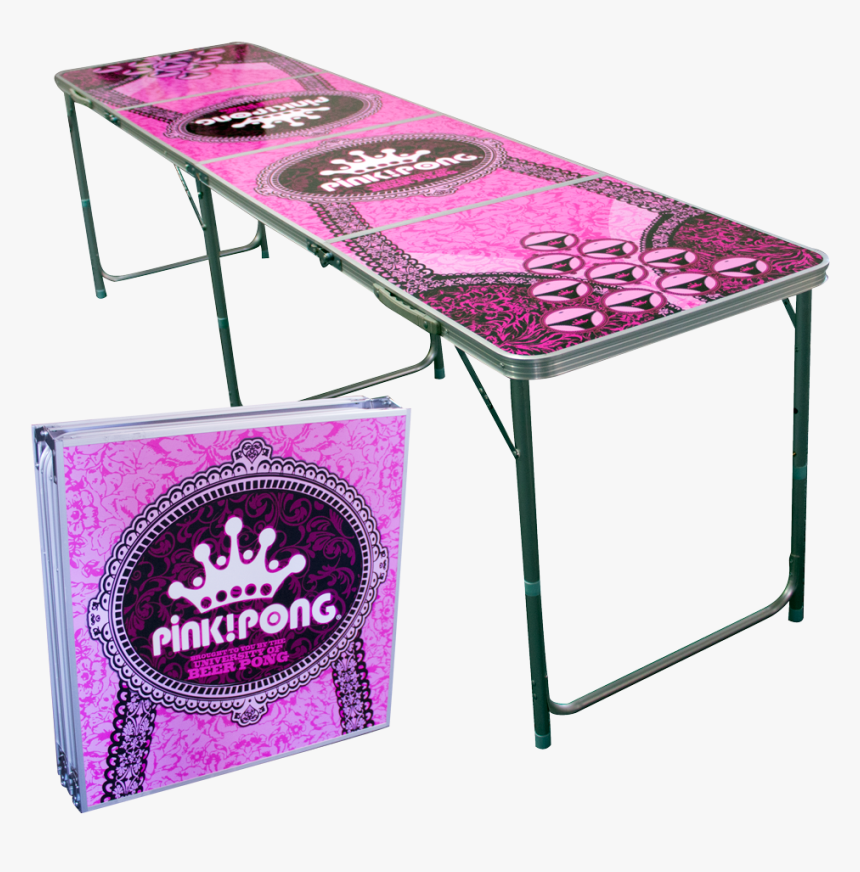 Beer Pong Tisch Pink, HD Png Download