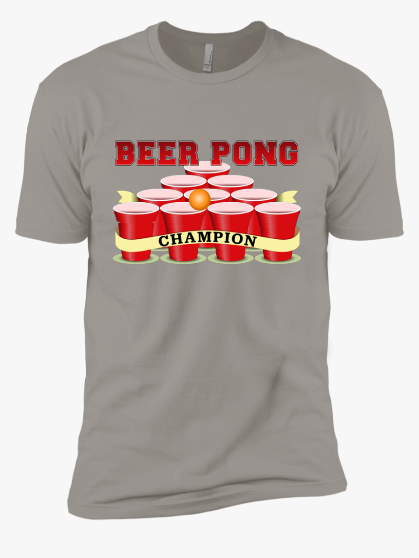 Beer Pong Champion Premium Short Sleeve T-shirt - Active Shirt, HD Png Download