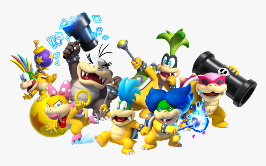 Transparent Super Mario Maker Png - Koopalings Mario, Png Download
