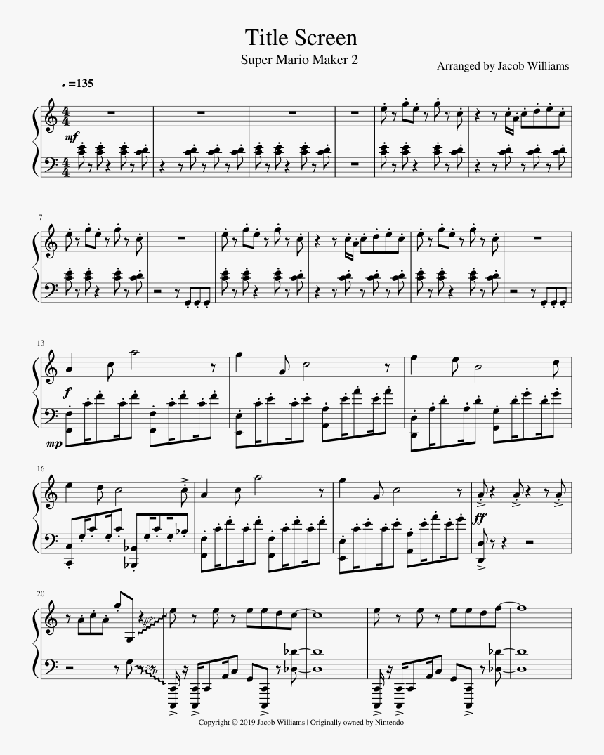Emotion Pokemon Partitura Piano, HD Png Download