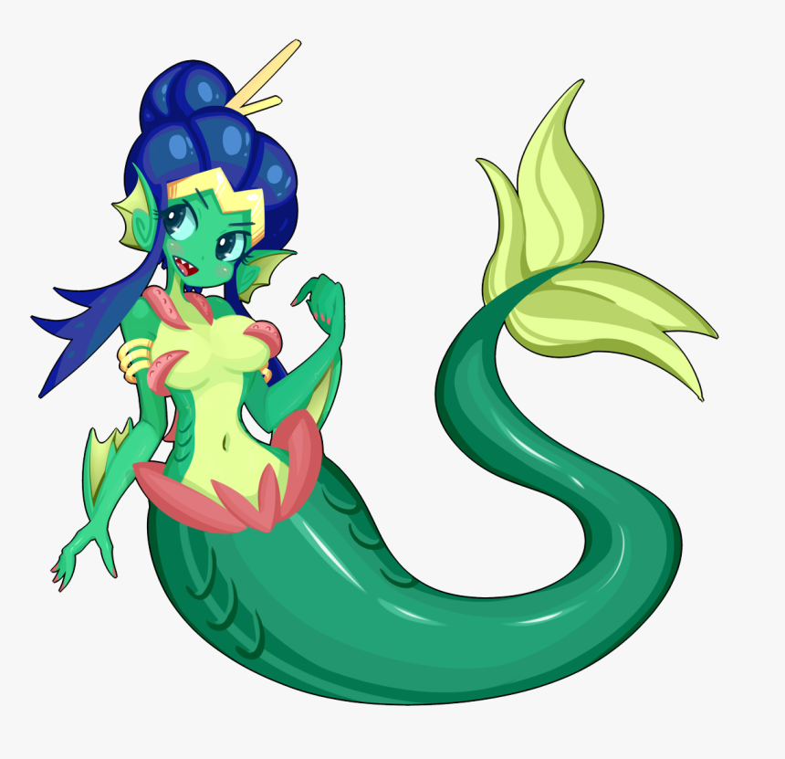 Shantae Mermaid Fanart, HD Png Download