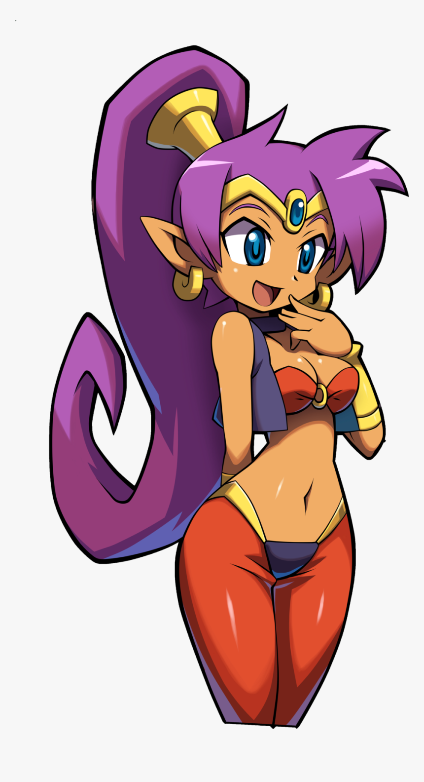 Shantae Png - Shantae Pirate's Curse Portraits, Transparent Png