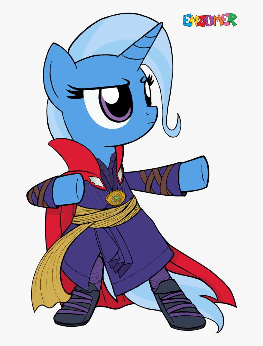 Artist Enzomersimpsons Bipedal - Doctor Strange En Pony, HD Png ...