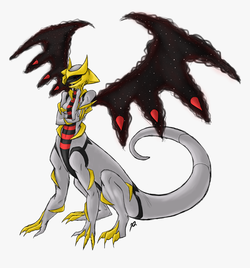 Female Giratina Pokemorph - Giratina Pokemorph, HD Png Download