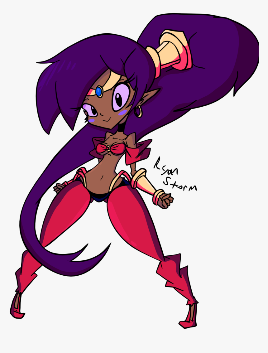 The Half Genie Hero Shantae - Cartoon, HD Png Download