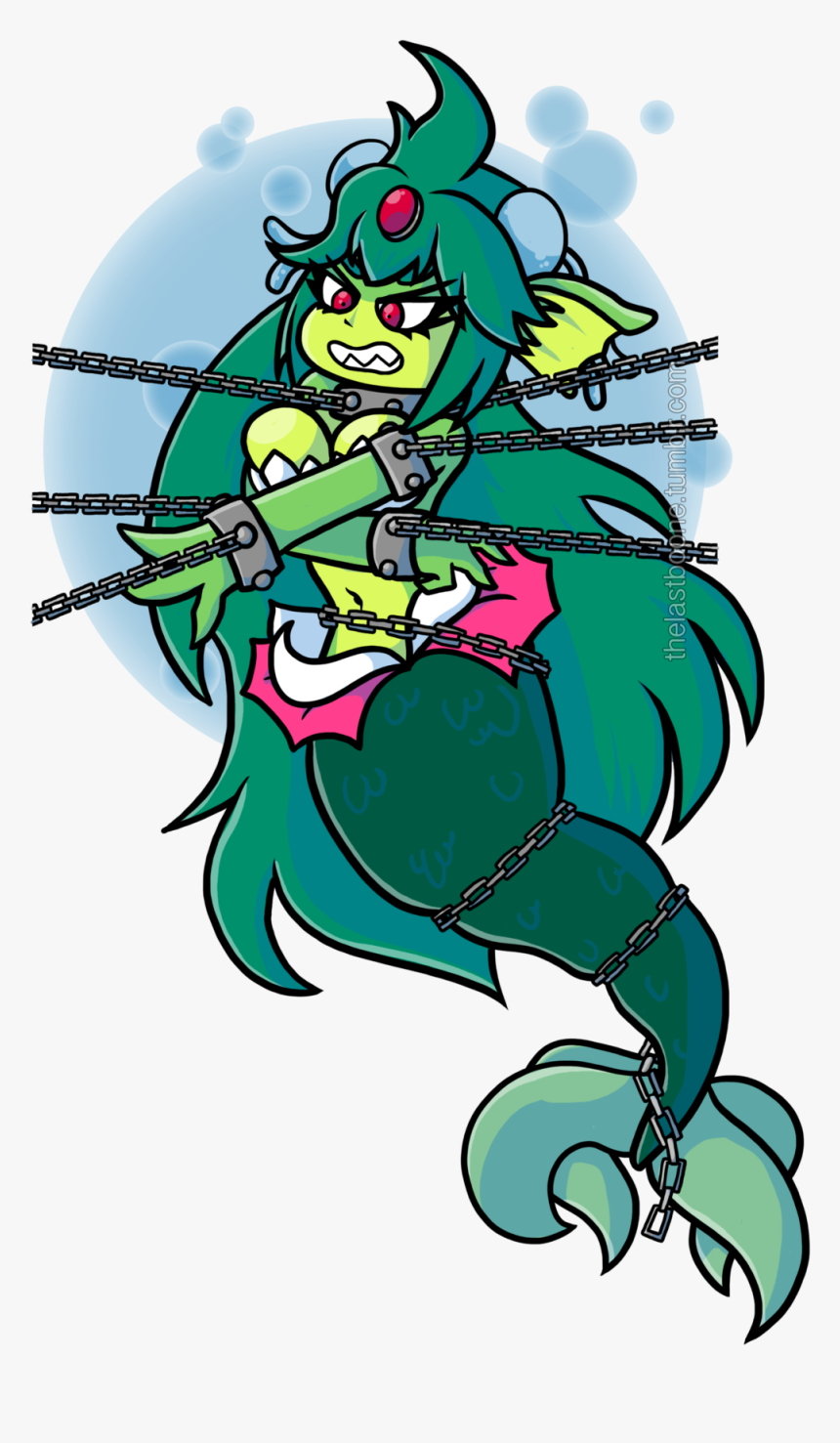 Giga Mermaid, From Shantae Half Genie Hero - Shantae Giga Mermaid Drawing, HD Png Download