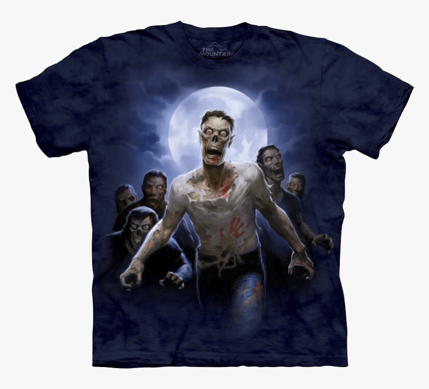 Zombie Horde T-shirt - Walmart Wolf Shirt, HD Png Download