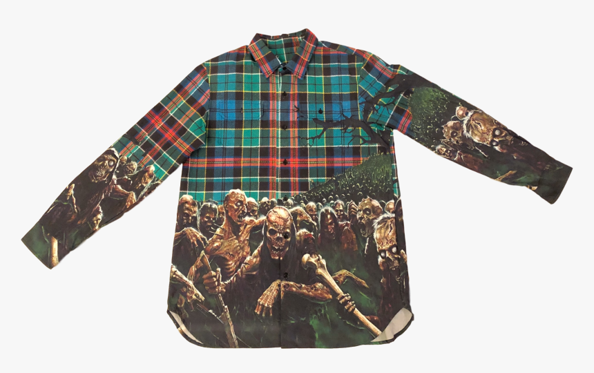 Image Of Zombie Horde Plaid Work Shirt - Plaid, HD Png Download