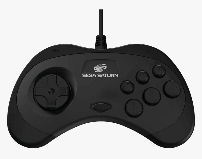 Want The Sega Genesis Controller Click Here For Black - Sega Saturn Controller, HD Png Download