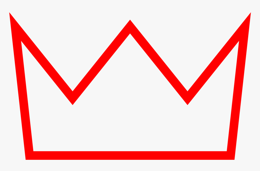 Black And White Crown Outline, HD Png Download