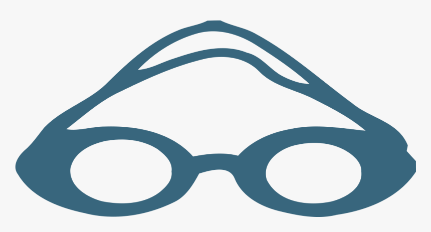 Swimming - Blue Swimming Goggles Clip Art, HD Png Download