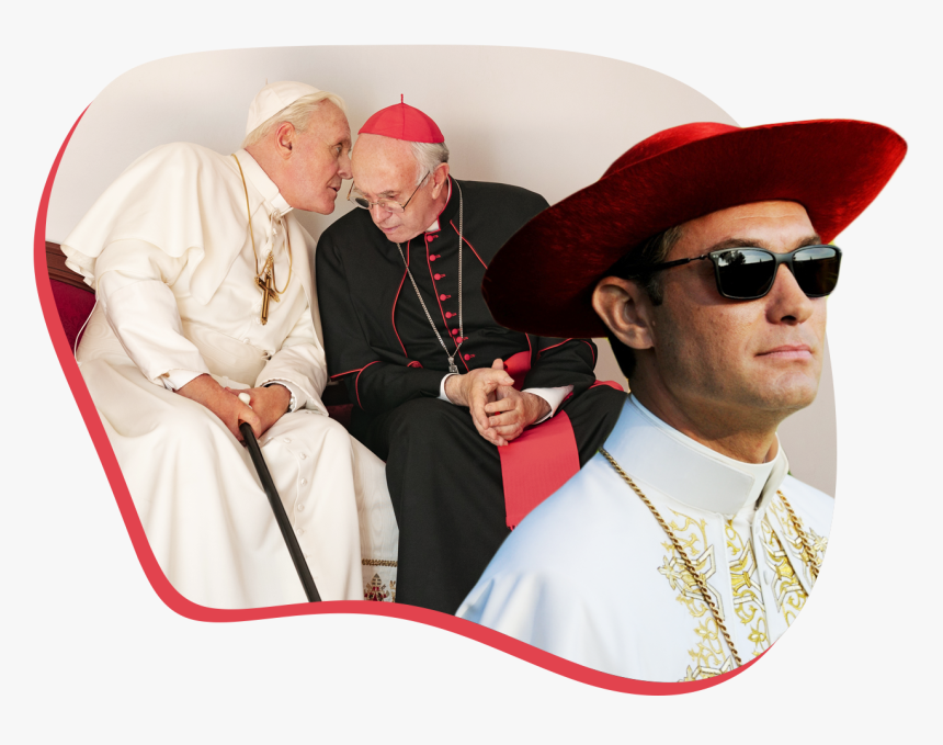 Kneel Before Hollywoods Pope Season - Netflix The Two Popes, HD Png Download