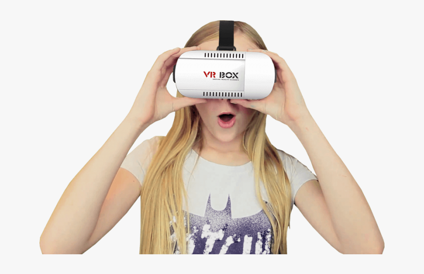 Girl Virtual Reality Png, Transparent Png