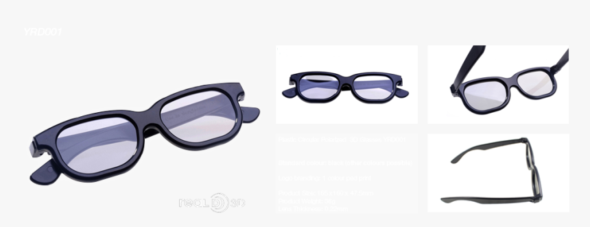 3d Real D Glasses Png, Transparent Png