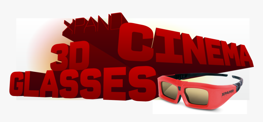 Cinema 3d Glasses - Graphic Design, HD Png Download