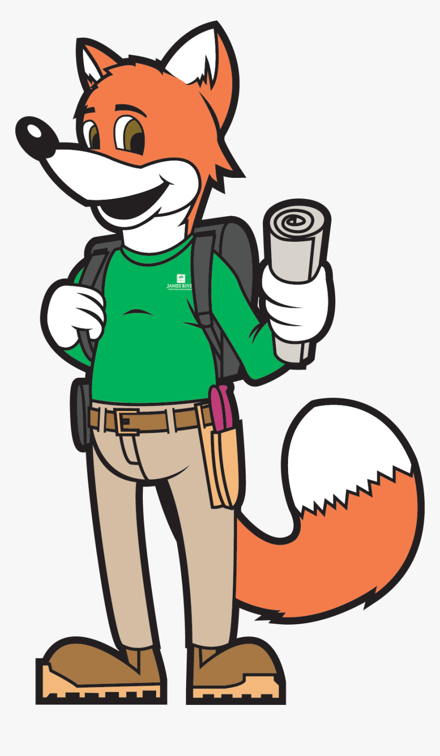 Pip The Fox - James River Ground Management, HD Png Download