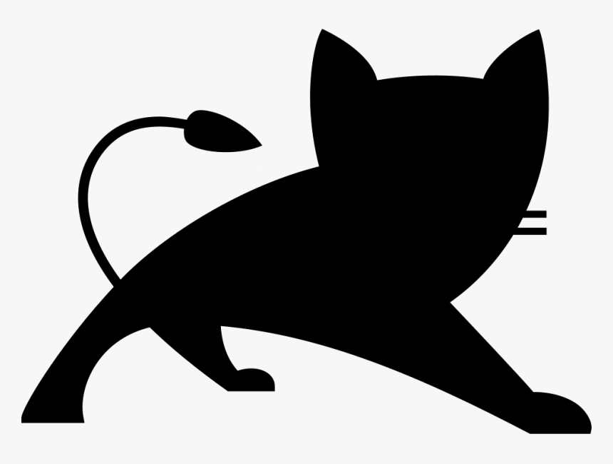 Clip Art,line Art,black And To Medium Sized - Apache Tomcat, HD Png Download