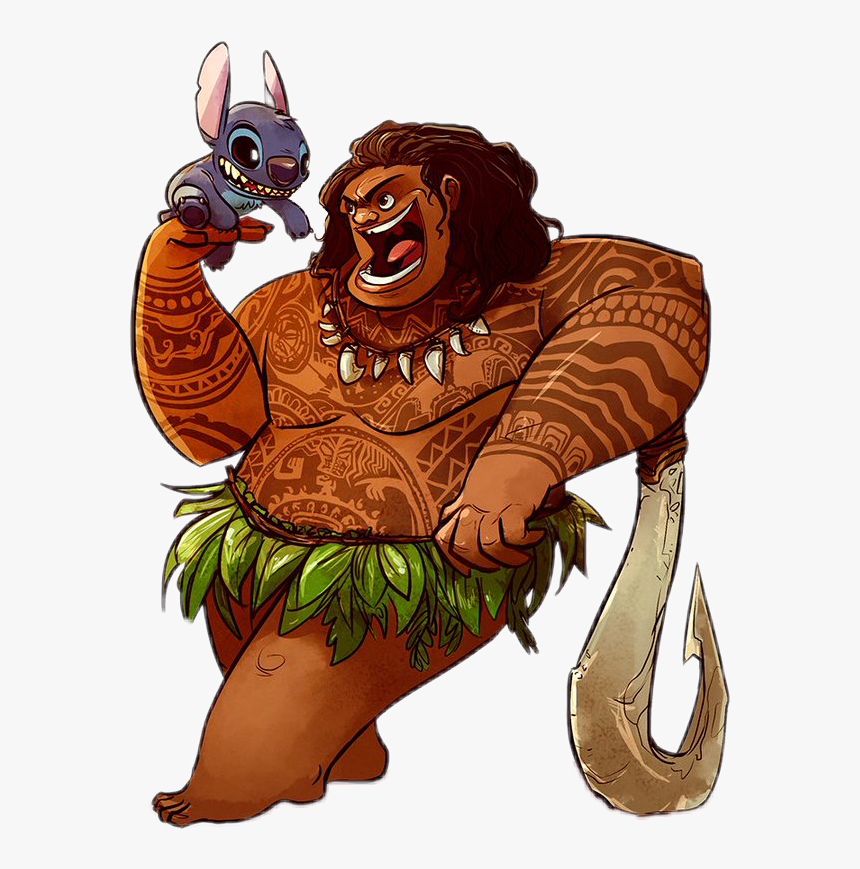 Transparent Moana Clip Art - Lilo And Stitch Moana, HD Png Download