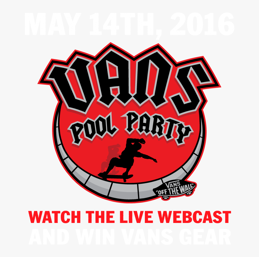 Transparent Vans Logo Png - Vans Pool Party 2019, Png Download