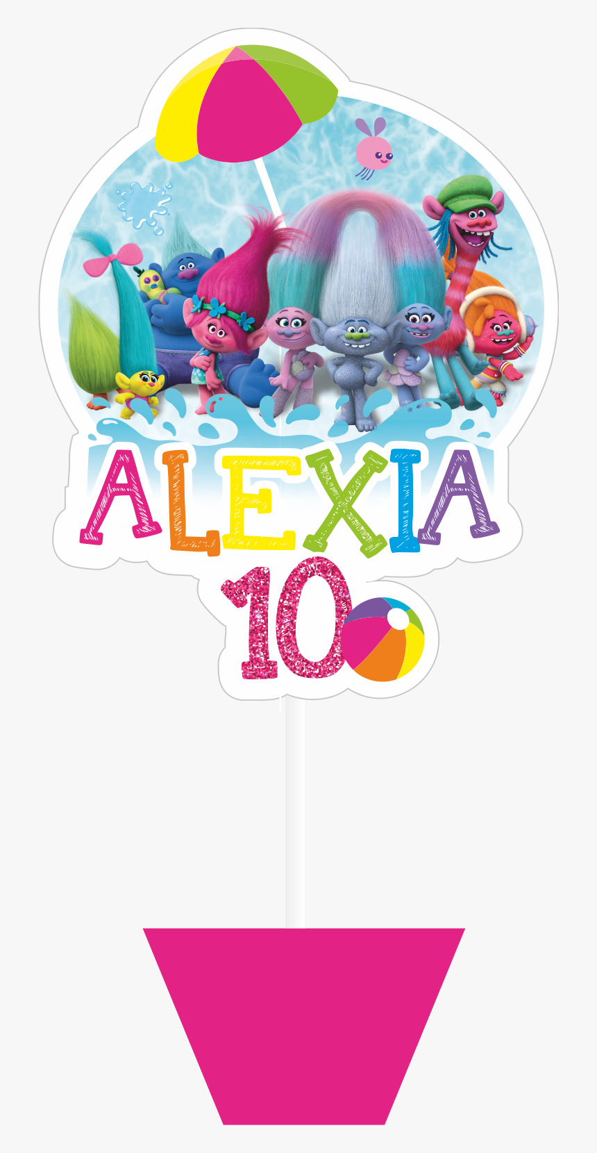 Transparent Primera Comunion Caliz Y Uvas Invitaciones - Editable Trolls Invitation Template, HD Png Download