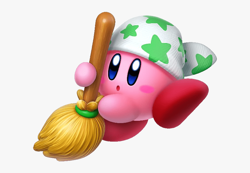 Kirby Is Cleaning - Kirby Star Allies Cleaning, HD Png Download