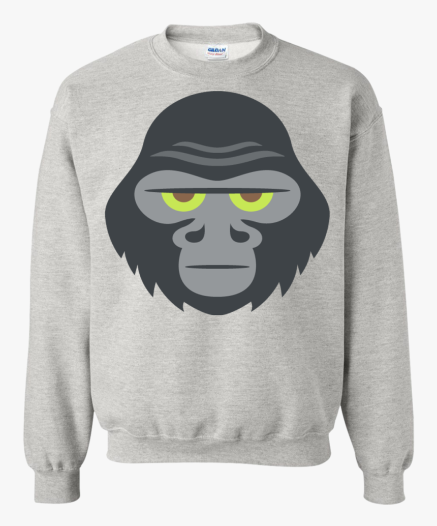 Gorilla Face Emoji Sweatshirt - Dont Need Therapy I Just Need To Go, HD Png Download