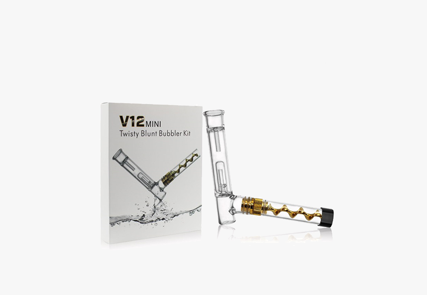 V12 Mini Twisty Blunt Bubbler Kit, HD Png Download