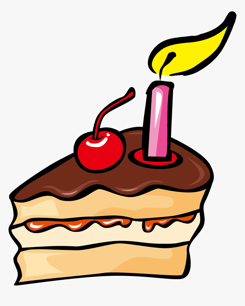 Birthday Cake Vector Png Download - Transparent Cake Vector Png, Png Download