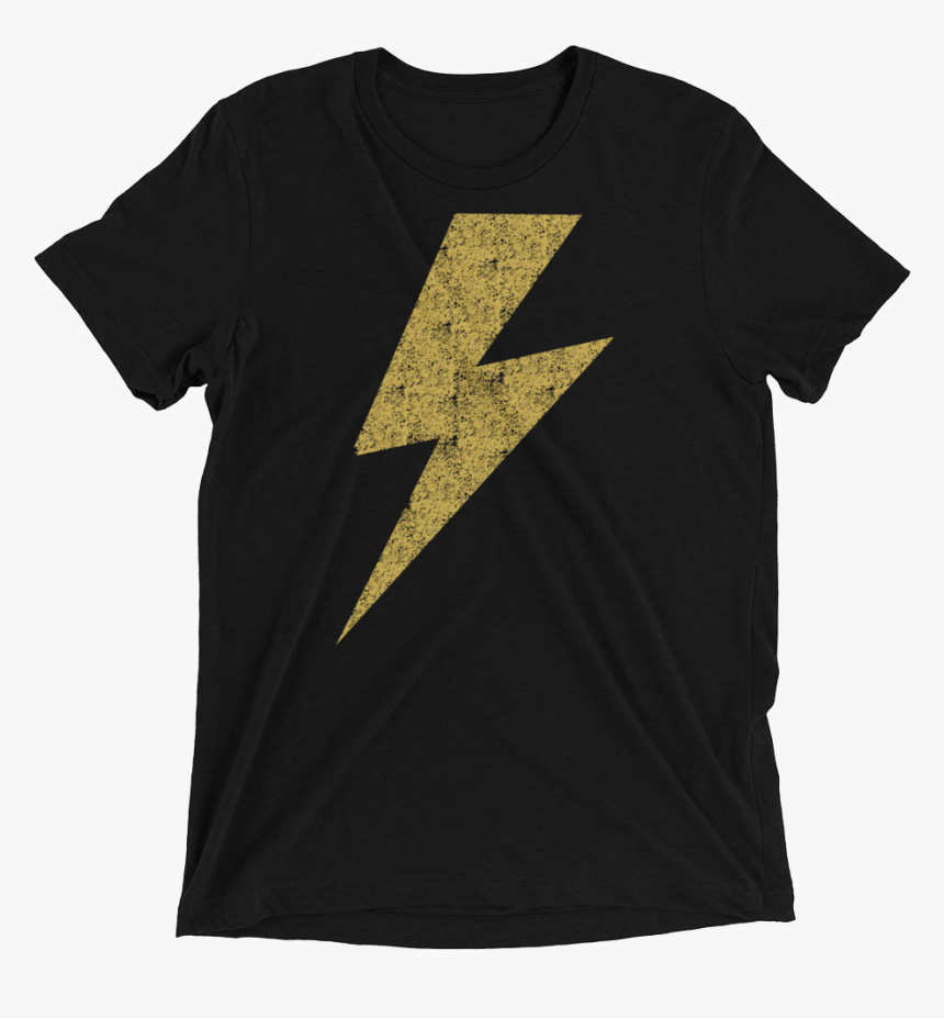 Lightning Strikes Yellow Bolt Tee 
 Class - Nothing A Beer Can T Fix, HD Png Download