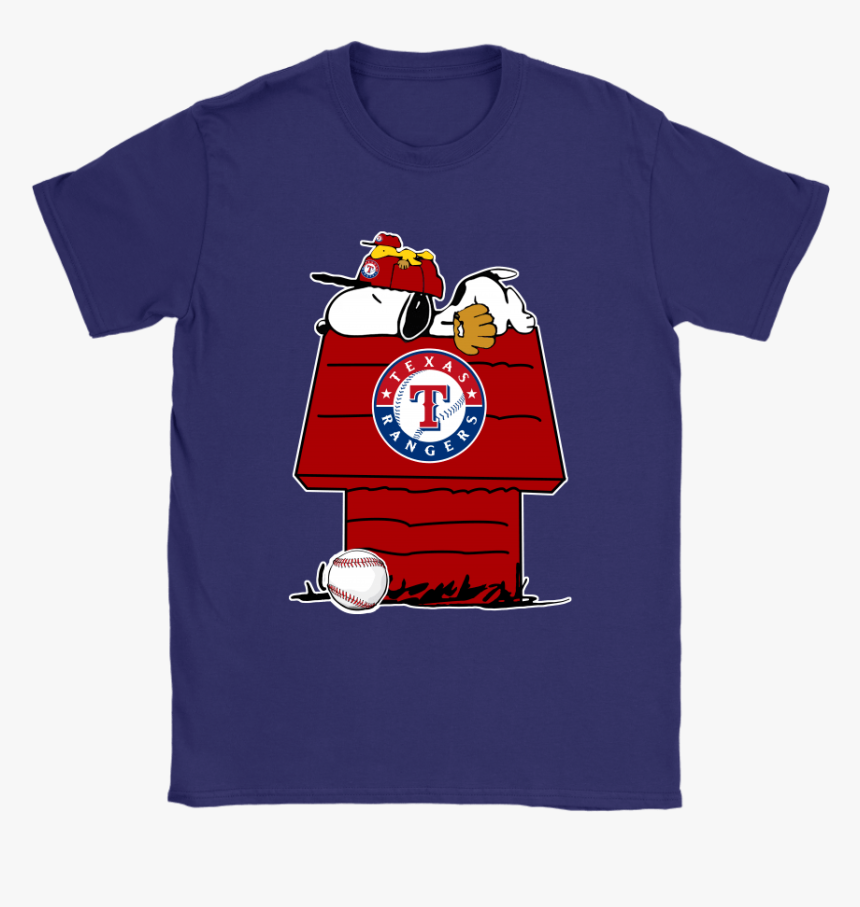Texas Rangers Snoopy And Woodstock Resting Together - Snoopy, HD Png Download