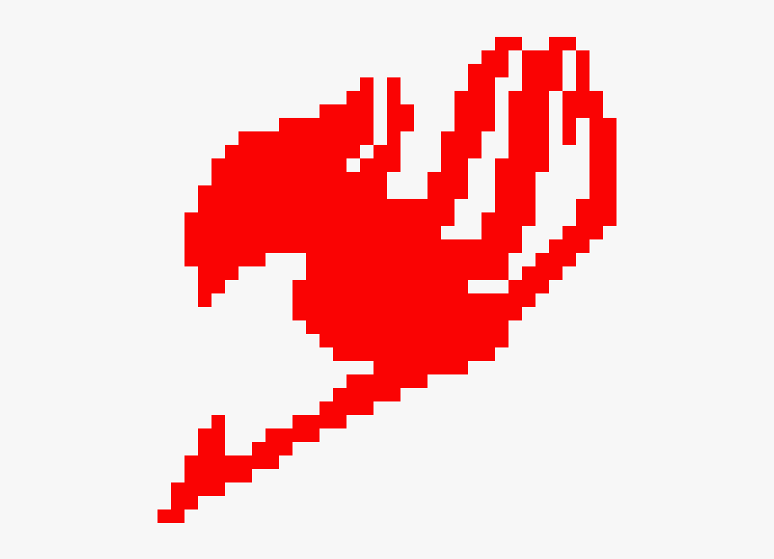 Fairy Tail Minecraft Pixel Art, HD Png Download