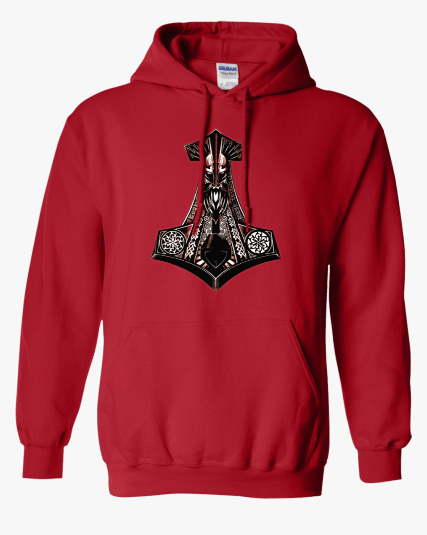 Mjolnir Norse Hoodie 
 Class - Hoodie Slayer, HD Png Download