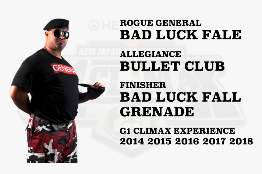 Bad Luck Fale Njpw, HD Png Download