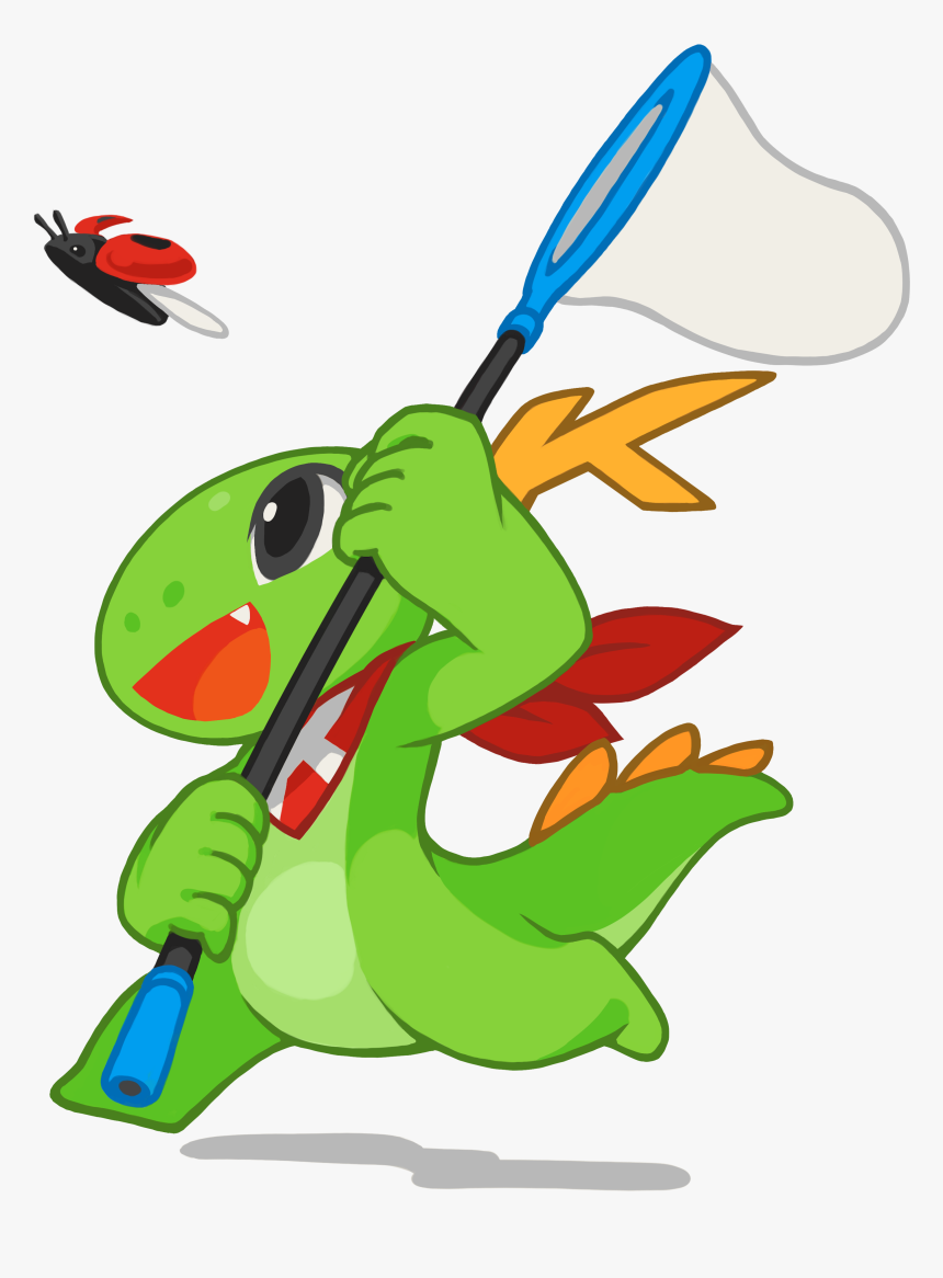 Kde Mascot Konqi For Bug Reports - Bug Triage, HD Png Download