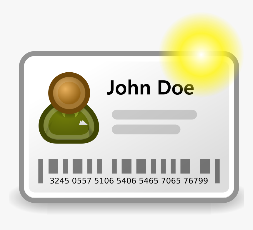 Tango Contact Clip Arts - Id Card Icon, HD Png Download