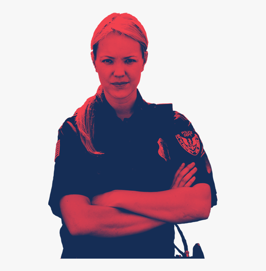 Female Police Officer - Active Shirt, HD Png Download