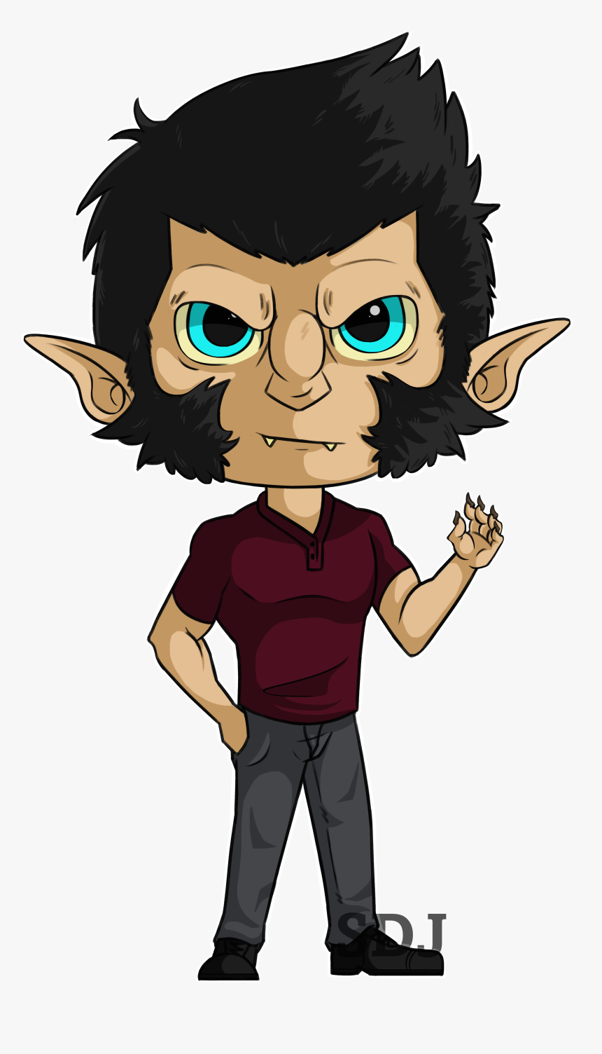 Transparent Derek Hale Png - Cartoon, Png Download