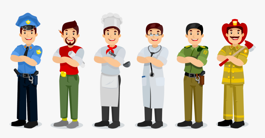 Transparent Police Man Png - Profession Clipart Png, Png Download